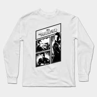 Ang Probinsayno Black And White Comics Long Sleeve T-Shirt